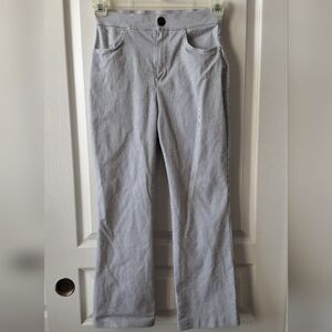 Free People S Florence Crop Railroad High Rise Pant Equestrian Dark Academy Prep